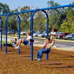 5″ Arch Swing Frame; 2 bay – 8′