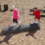 Half Log Balance Beam, 6′