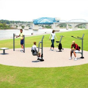 POCKET PARK FITNESS KIT A, INGROUND MOUNT