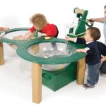 DOUBLE NATURE BOWL w/ PUMP & RESERVOIR (20"H)