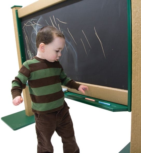 OUTDOOR MAGNETIC CHALKBOARD 4FT PORTABLE